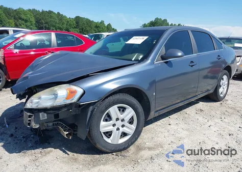2008 Chevrolet Impala Ls из США, поврежденный, VIN 2G1WB55K481201355